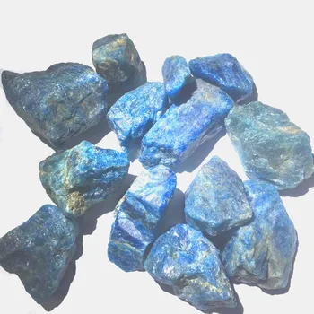 Prime naturale Apatit Albastru Dur Pietre de Cristal Pietriș Minerale și Pietre Aspre de Piatră prețioasă Specimen