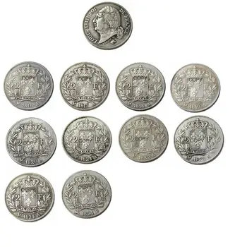 Franța 2 Franc 1816 - 1824 -Un -B 10 Ani Optional Argint Placat Cu Copia Monede