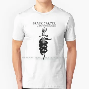 Frank Carter , Emblema Tricou Bumbac 6XL Frank Carter Frank Și Șerpi cu clopoței Pearcey mass-Media Noi, Proaspete Britanic De